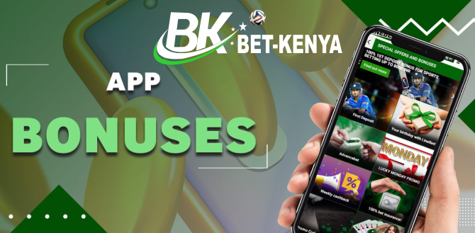 Special promo code giving bonus in Betkenya mobile app